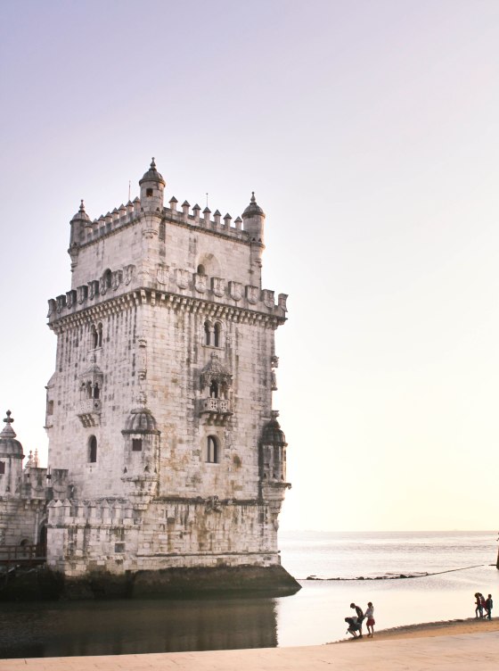 Belem Tower, just on the edge of Lisbon.